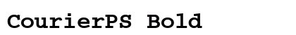 CourierPS Bold preview