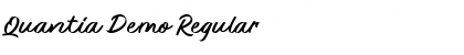 Quantia Demo Regular Font