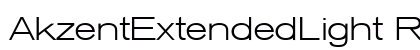 AkzentExtendedLight Regular preview