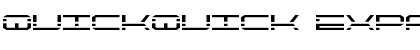 QuickQuick Expanded Expanded Font QuickQuick Expanded Expanded Font