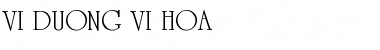 VI Duong Vi Hoa Normal Font