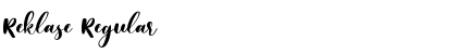 Download Reklase Font Download Reklase Font