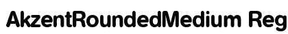 AkzentRoundedMedium Regular preview
