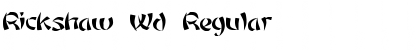 Rickshaw Wd Regular Font