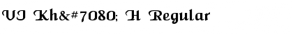 Download VI Khᮨ H Font