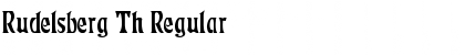 Rudelsberg Th Regular Font