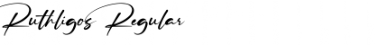 Ruthligos Regular Font