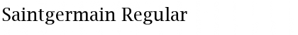 Saintgermain Regular Font