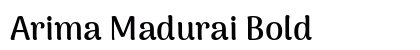 Arima Madurai Bold preview
