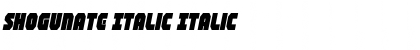 Shogunate Italic Italic Font