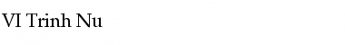 Download VI Trinh Nu Font Download VI Trinh Nu Font
