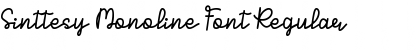 Download Sinttesy Monoline Font Font