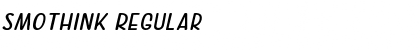 SMOTHINK Regular Font