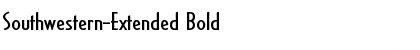Southwestern-Extended Bold Font