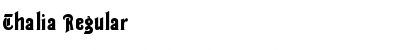 Thalia Regular Font