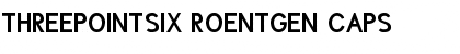 Download ThreePointSix Roentgen Font