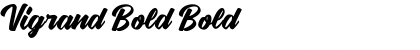 Vigrand Bold Bold Font