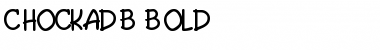 ChockaDB Bold Font