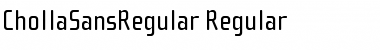 Download ChollaSansRegular Font