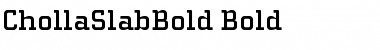 Download ChollaSlabBold Font