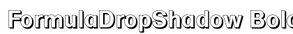 FormulaDropShadow Bold preview