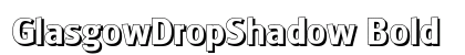 GlasgowDropShadow Bold preview
