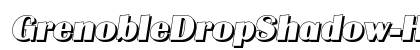 GrenobleDropShadow-Heavy Italic preview