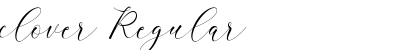 clover Regular Font