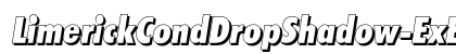 LimerickCondDropShadow-ExBold Italic preview