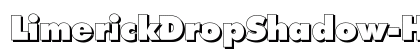 LimerickDropShadow-Heavy Regular preview