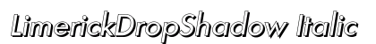 LimerickDropShadow Italic preview