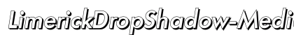 LimerickDropShadow-Medium Italic Preview