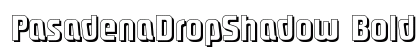 PasadenaDropShadow Bold preview
