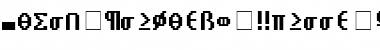 Video Terminal Screen Low Chars Font