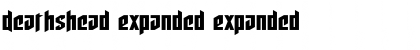 Deathshead Expanded Expanded Font