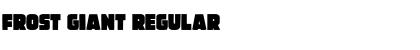 Frost Giant Regular Font