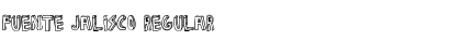 Fuente Jalisco Regular Font