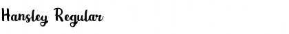 Download Hansley Font Download Hansley Font