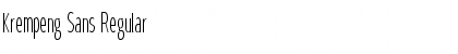Download Krempeng Sans Font Download Krempeng Sans Font