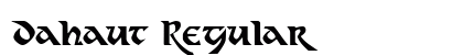 Dahaut Regular preview