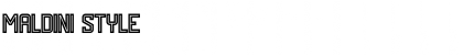 Download MALDINI Font Download MALDINI Font