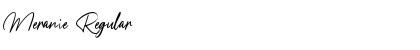 Meranie Regular Font