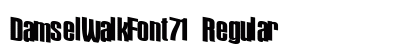 DamselWalkFont71 Regular preview