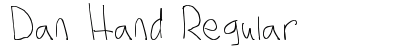 Dan Hand Regular preview