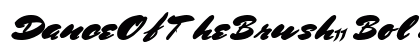 DanceOfTheBrush11 Bold preview