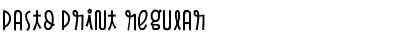 Pasto Print Regular Font