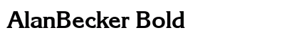 AlanBecker Bold Preview