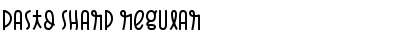 Pasto Sharp Regular Font