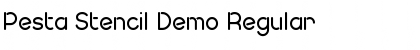 Download Pesta Stencil Demo Font
