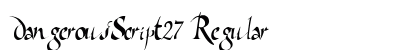 DangerousScript27 Regular Preview